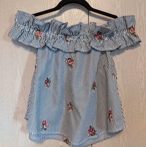 Off-the-Shoulder Ruffle CUTE FALL TOP